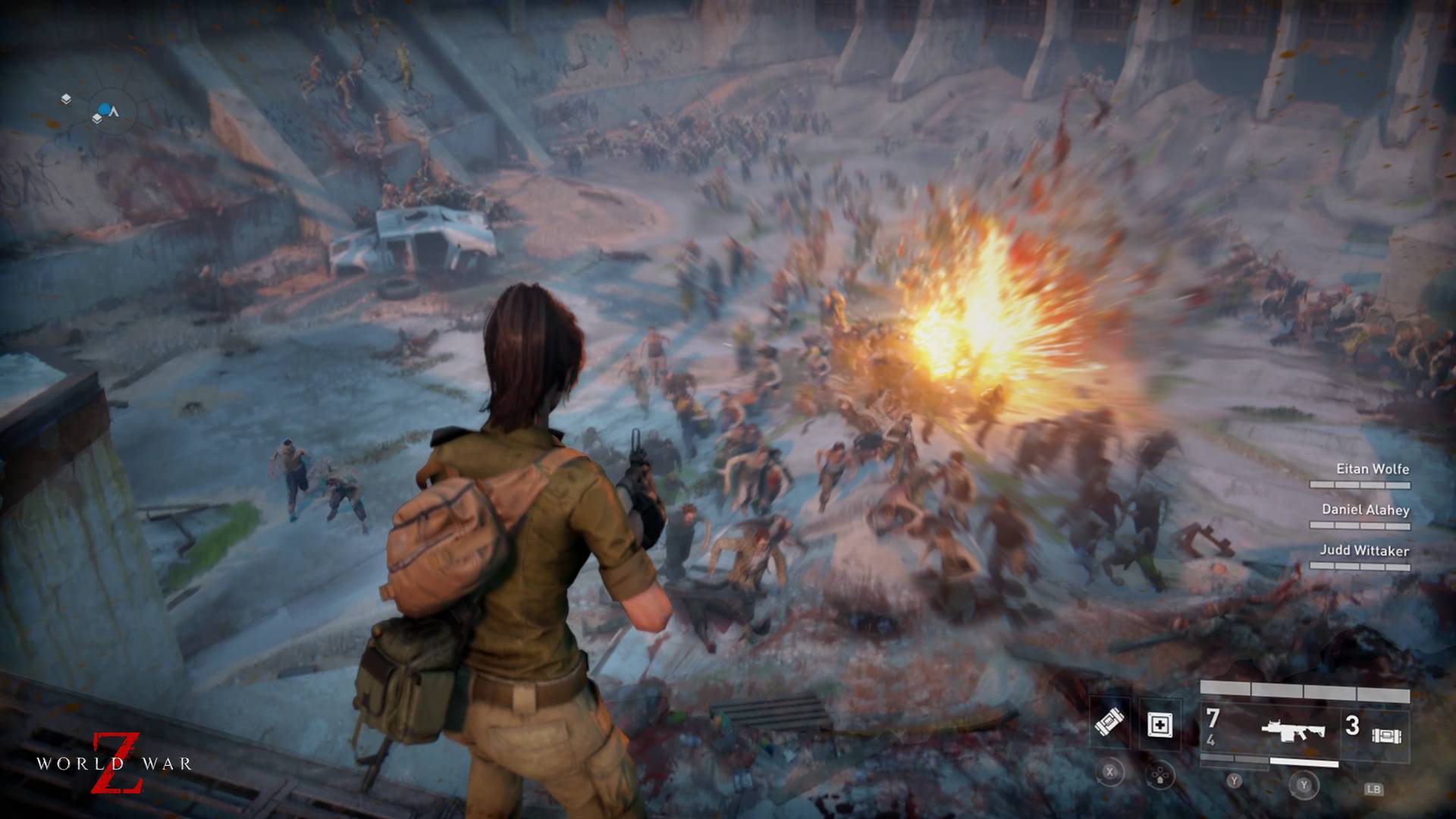 World War Z: Four-player cooperative third-person shooter